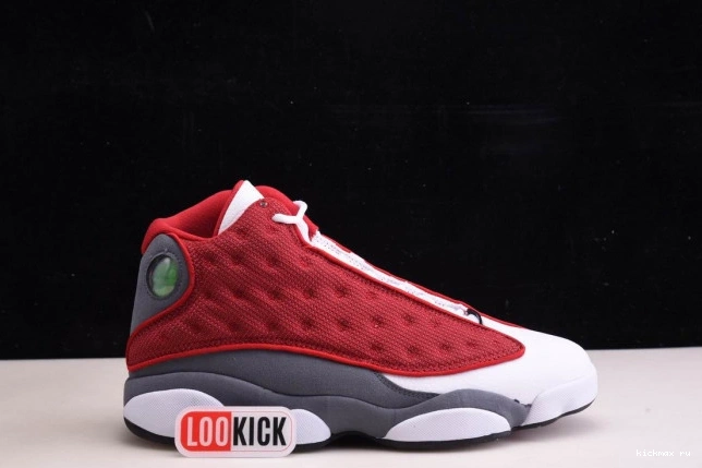 Rep Gym Grey Jordan Red Flint Retro Air 13 414571-600 0811